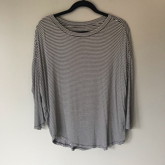 LOFT Tops - Loft striped shirt size small